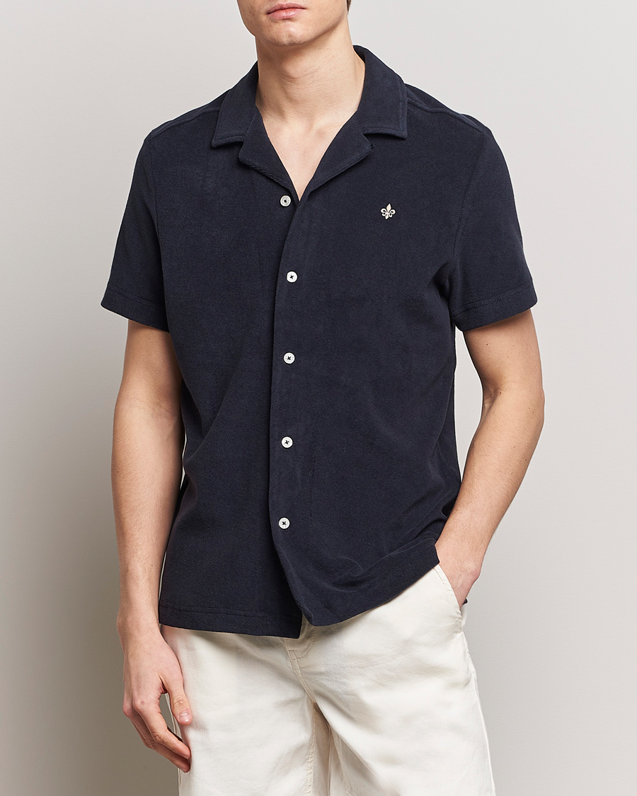 Herr | Kortärmade skjortor | Morris | Conall Terry Shirt Old Blue