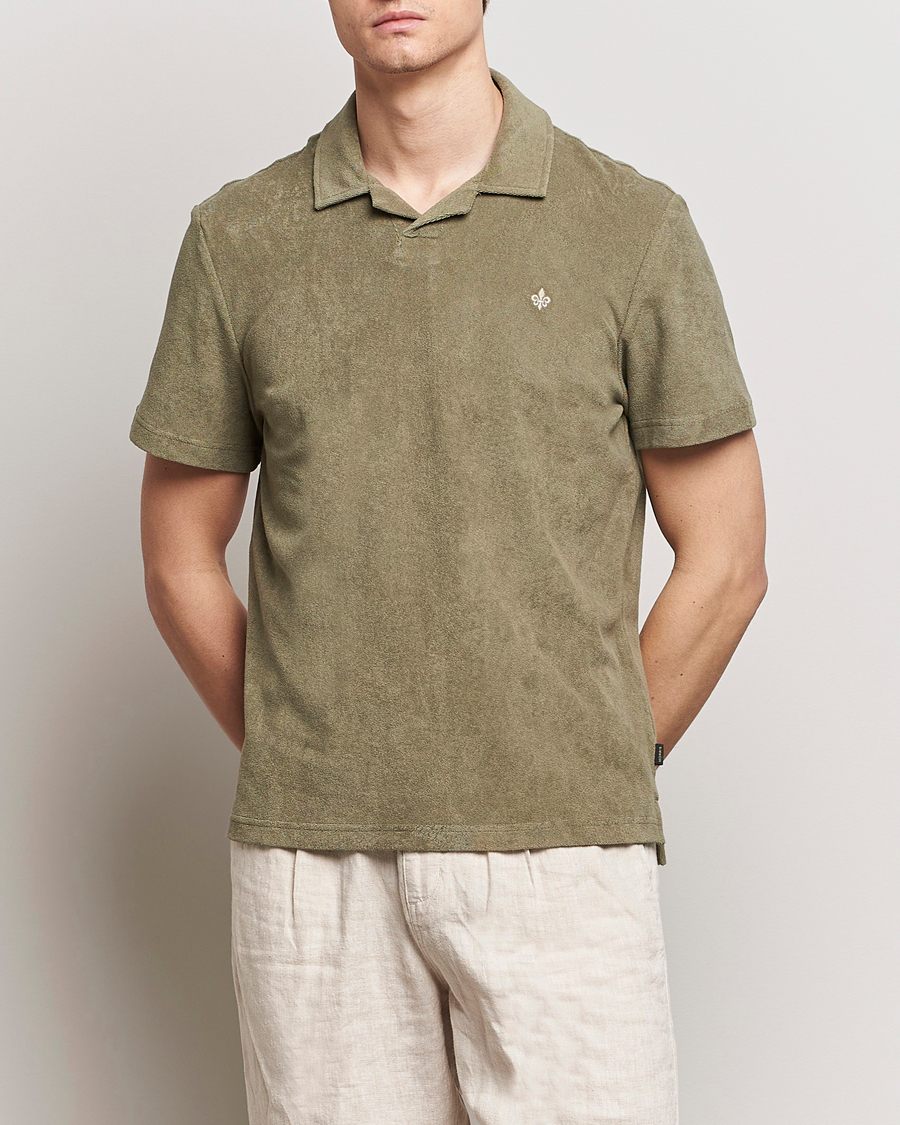 Herre | Klær | Morris | Delon Terry Jersey Polo Olive