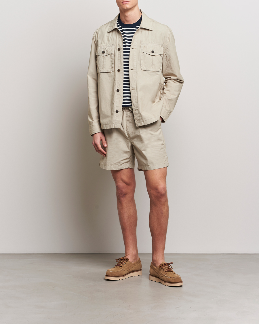 Herre | Jakker | Morris | Harrison Cotton Shirt Jacket Khaki