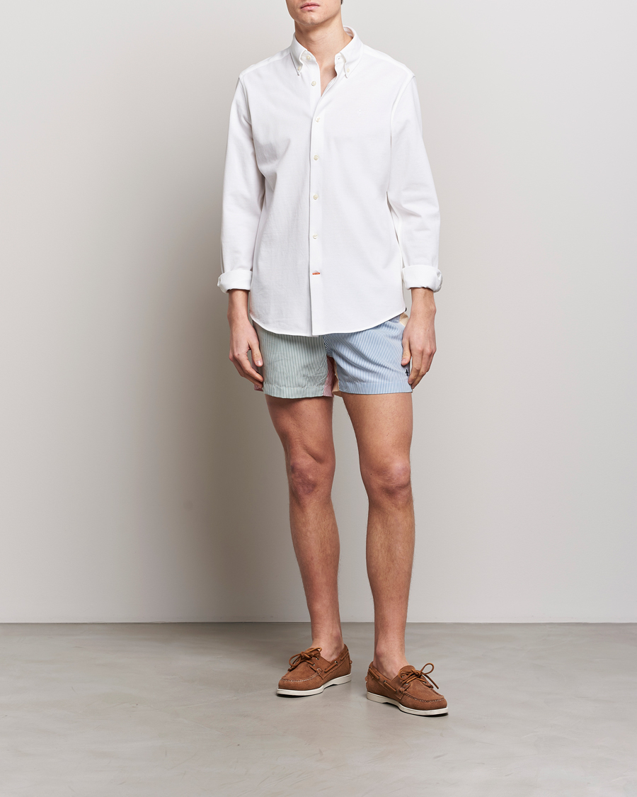 Herre |  | Morris | Eddie Slim Fit Pique Shirt White