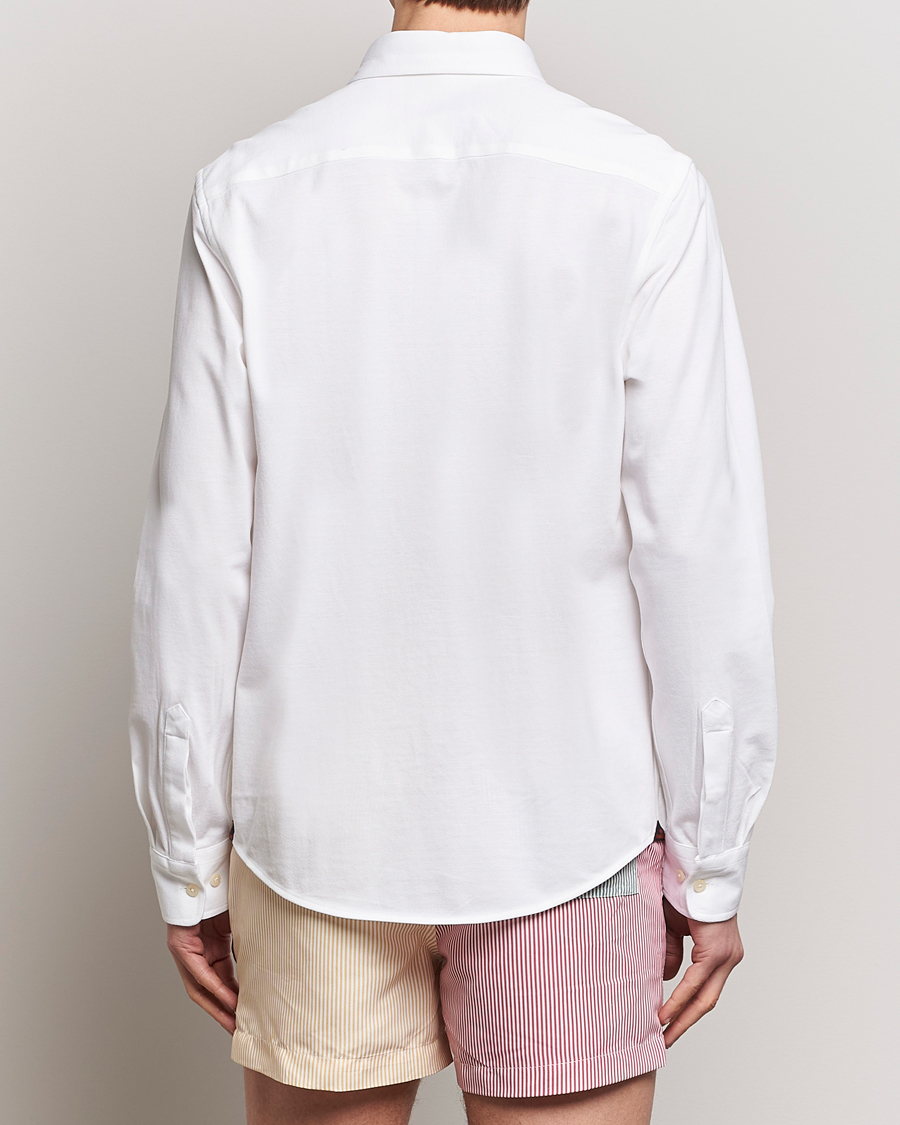 Herre | Skjorter | Morris | Eddie Pique Shirt White