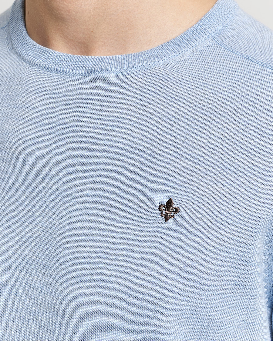 Herre | Gensere | Morris | Merino Crew Neck Pullover Light Blue