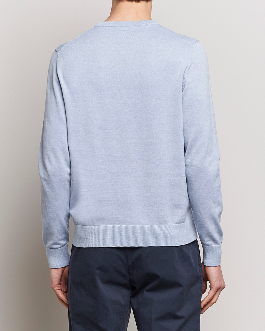 Herre | Gensere | Morris | Riley Cotton Crew Neck Pullover Light Blue