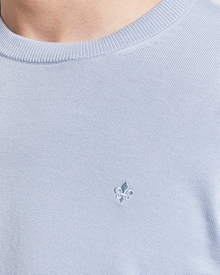 Herre | Gensere | Morris | Riley Cotton Crew Neck Pullover Light Blue