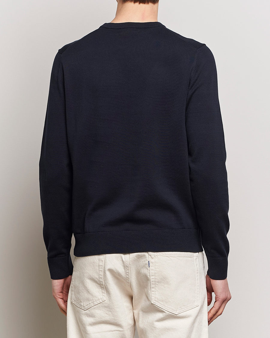 Herre | Gensere | Morris | Riley Cotton Crew Neck Pullover Old Blue