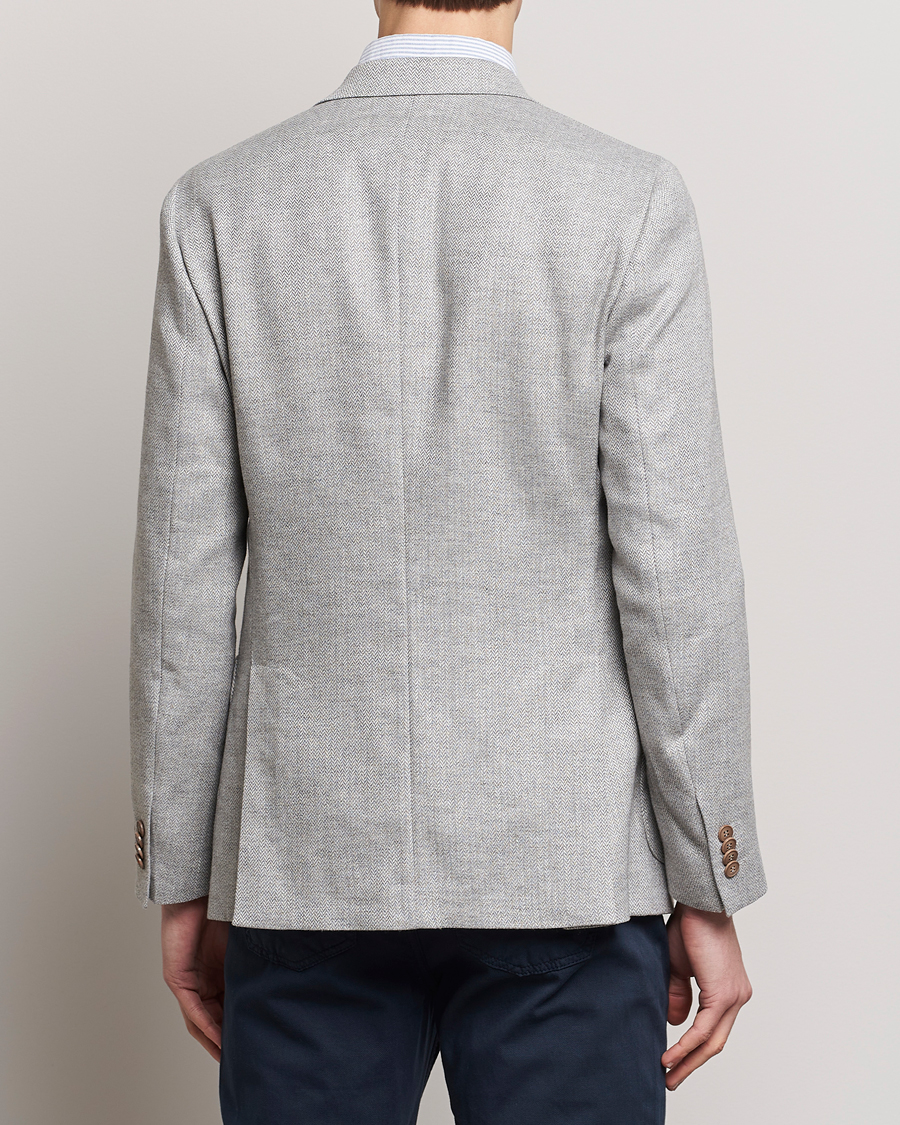 Herre | Dressjakker | Morris | Hayes Linen Herringbone Blazer Grey