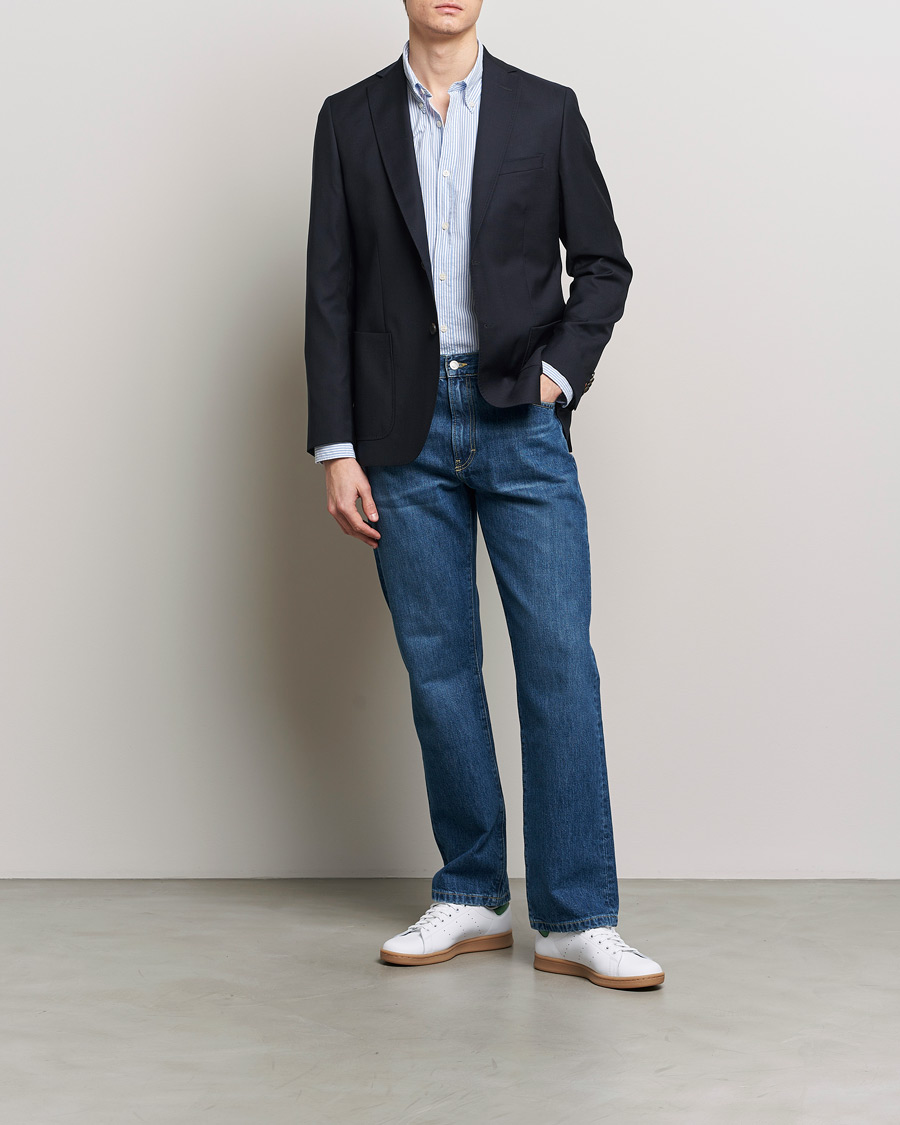 Herre | Dressjakker | Morris | Archie Navy Light Wool Blazer Navy