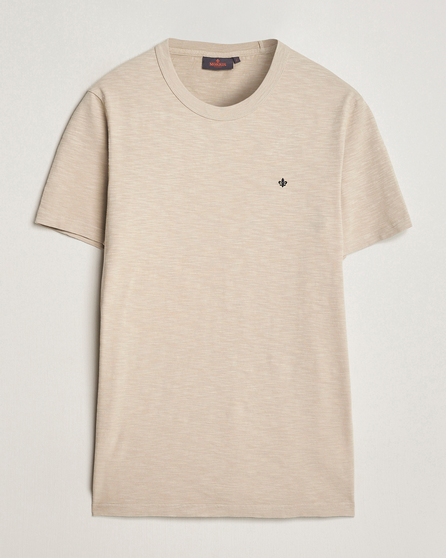 Herre | T-Shirts | Morris | Watson Slub Crew Neck T-Shirt Khaki