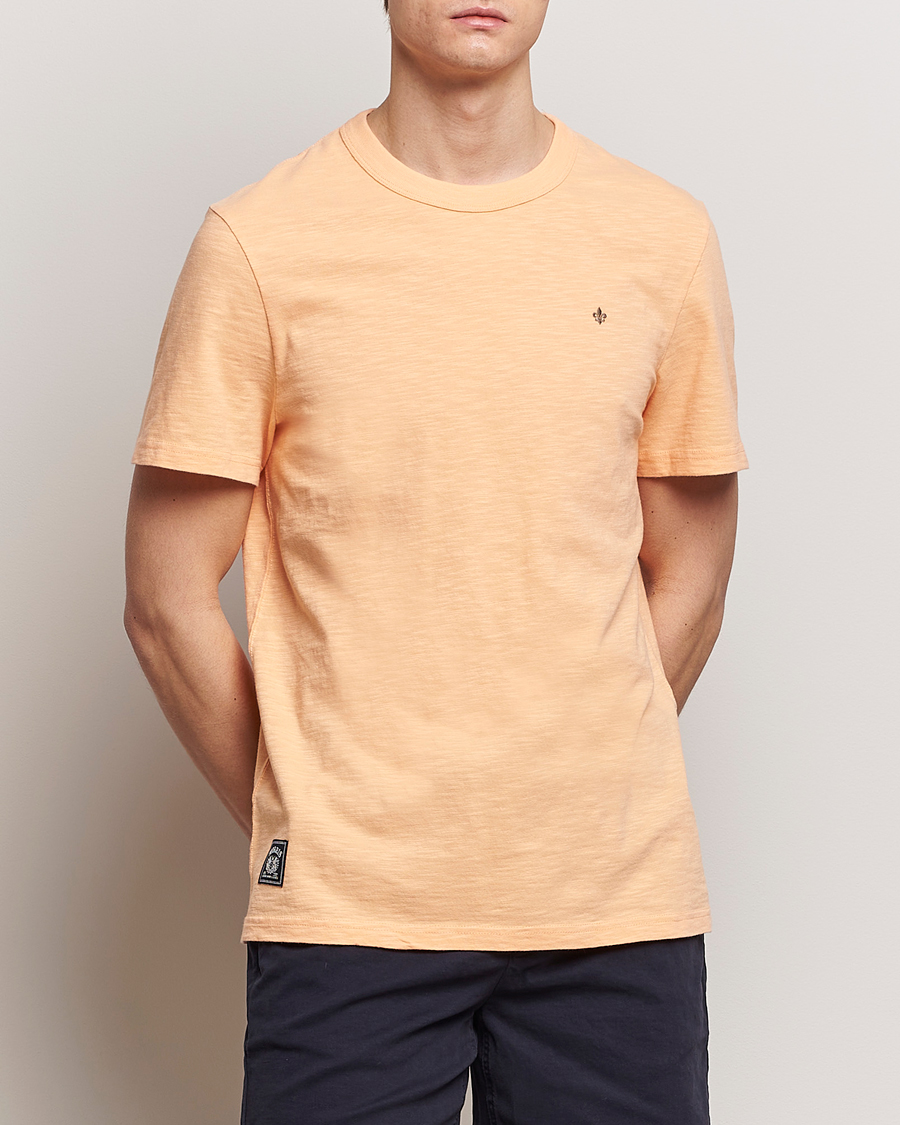 Herre | Morris | Morris | Watson Slub Crew Neck T-Shirt Orange