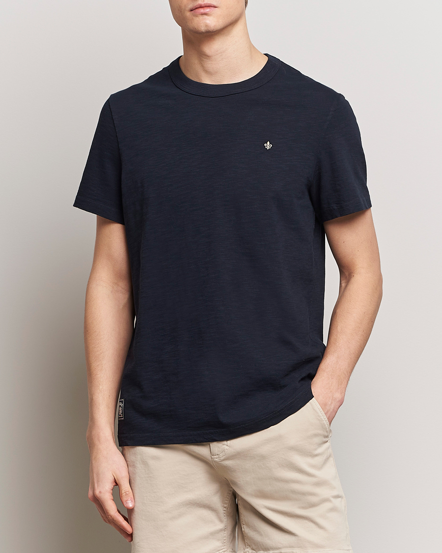 Herr | T-Shirts | Morris | Watson Slub Crew Neck T-Shirt Old Blue