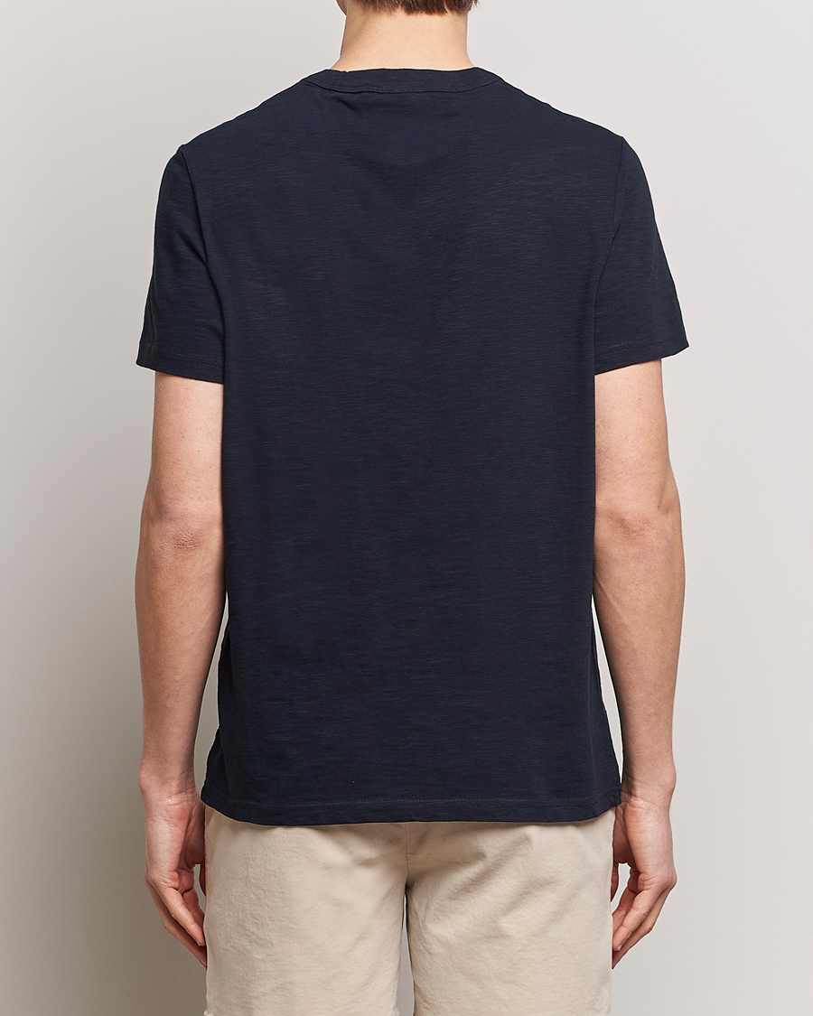 Herre | T-Shirts | Morris | Watson Slub Crew Neck T-Shirt Old Blue
