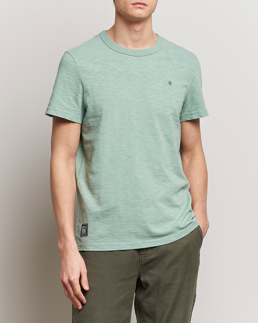 Herre | Kortermede t-shirts | Morris | Watson Slub Crew Neck T-Shirt Light Green