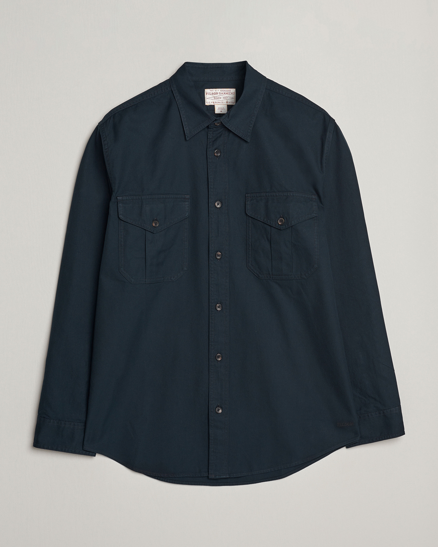 Herre | Skjorter | Filson | Lightweight Alaskan Guide Shirt Midnight Navy