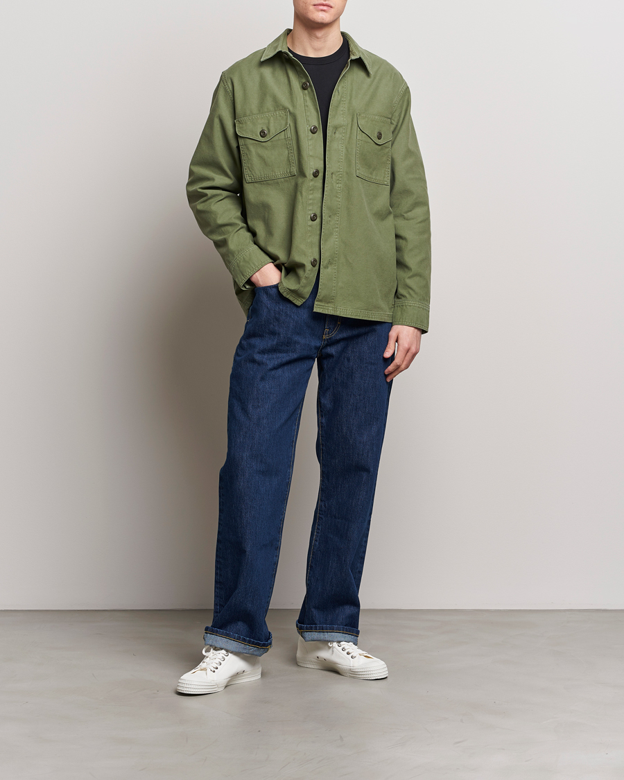 Herre | Skjorter | Filson | Reverse Sateen Jac-Shirt Washed Green