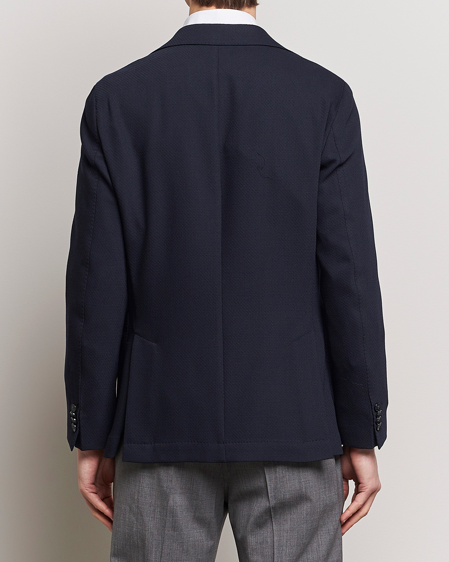 Herre | Dressjakker | Oscar Jacobson | Ferry Patch Soft Wool Blazer Navy