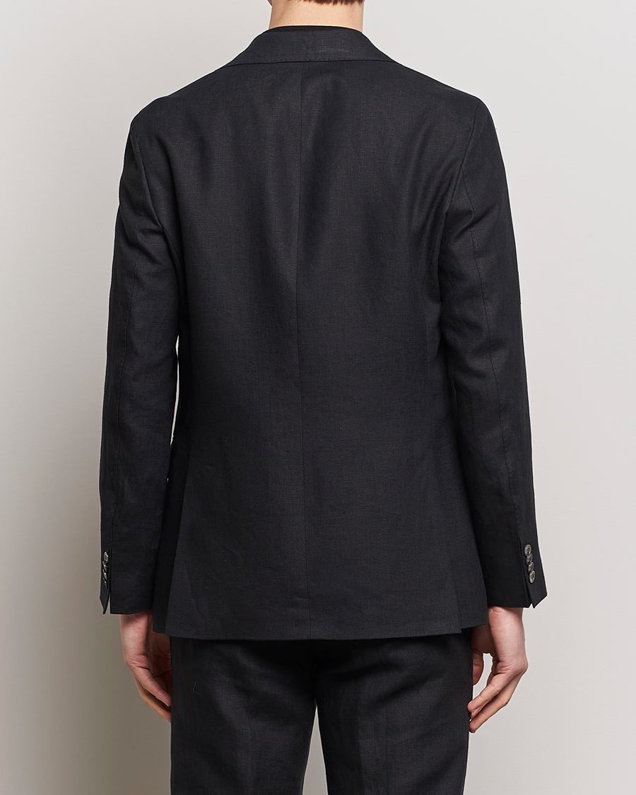 Herre | Dressjakker | Oscar Jacobson | Fogerty Linen Blazer Black