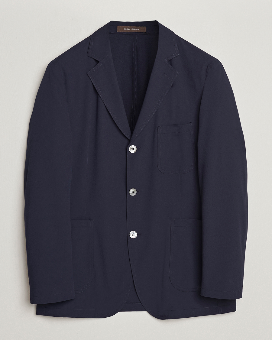 Herre | Dressjakker | Oscar Jacobson | Faber Stretch Blazer Navy