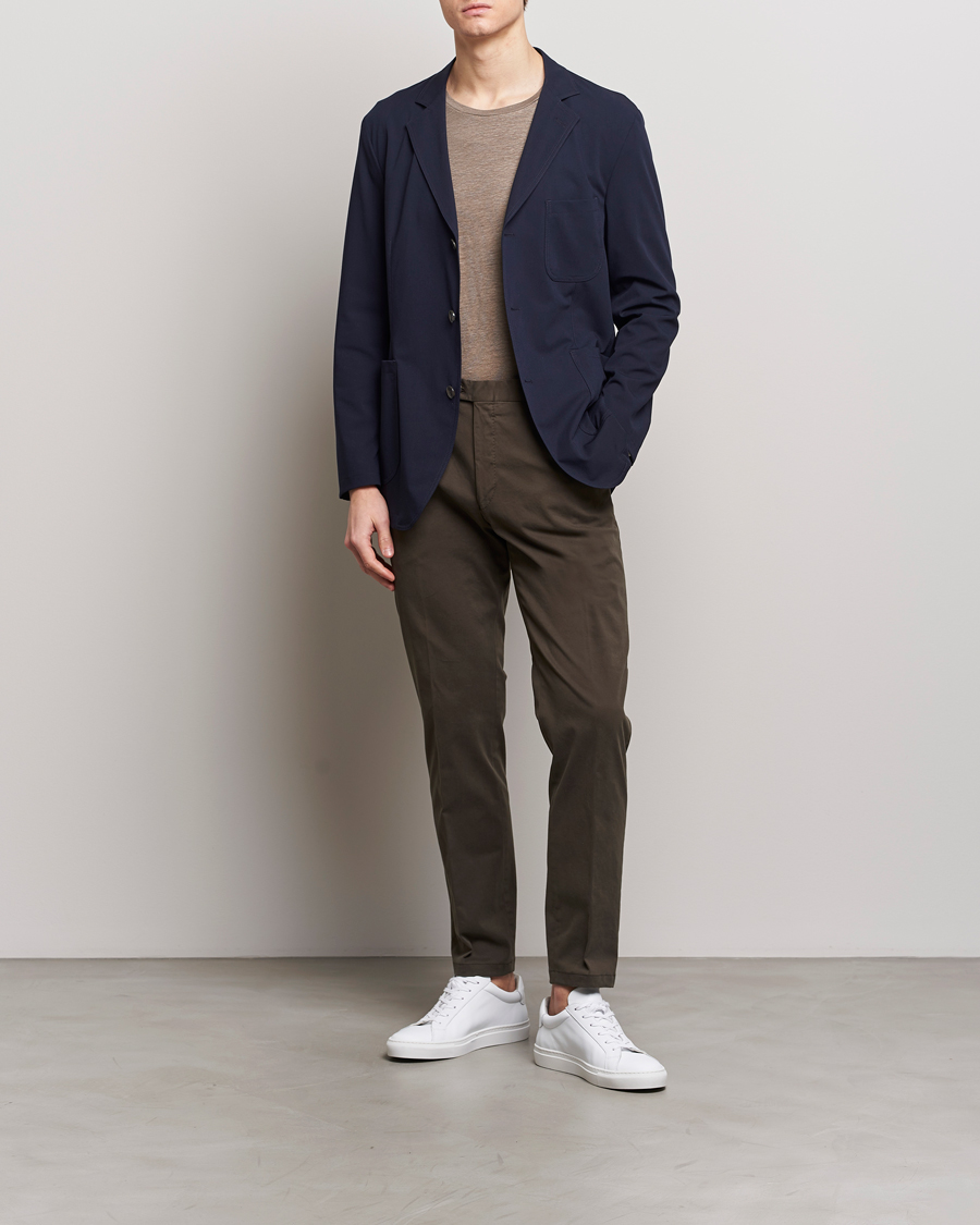 Herre | Dressjakker | Oscar Jacobson | Faber Stretch Blazer Navy