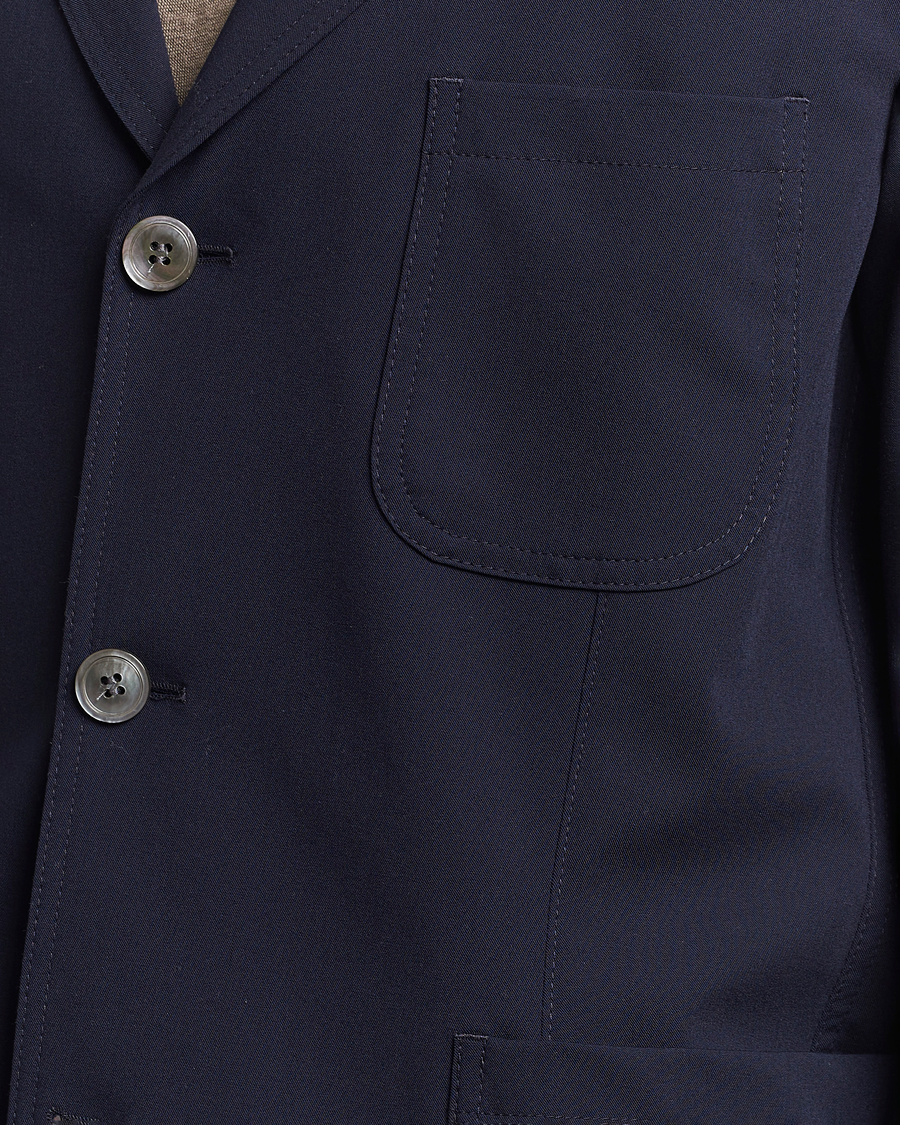 Herre | Dressjakker | Oscar Jacobson | Faber Stretch Blazer Navy