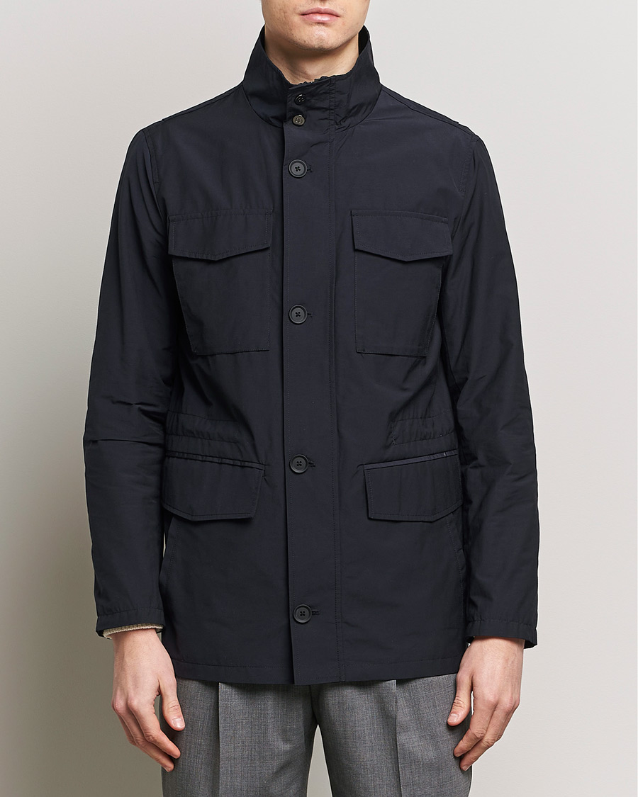 Herre | Høstjakker | Oscar Jacobson | Smyth Field Jacket Navy