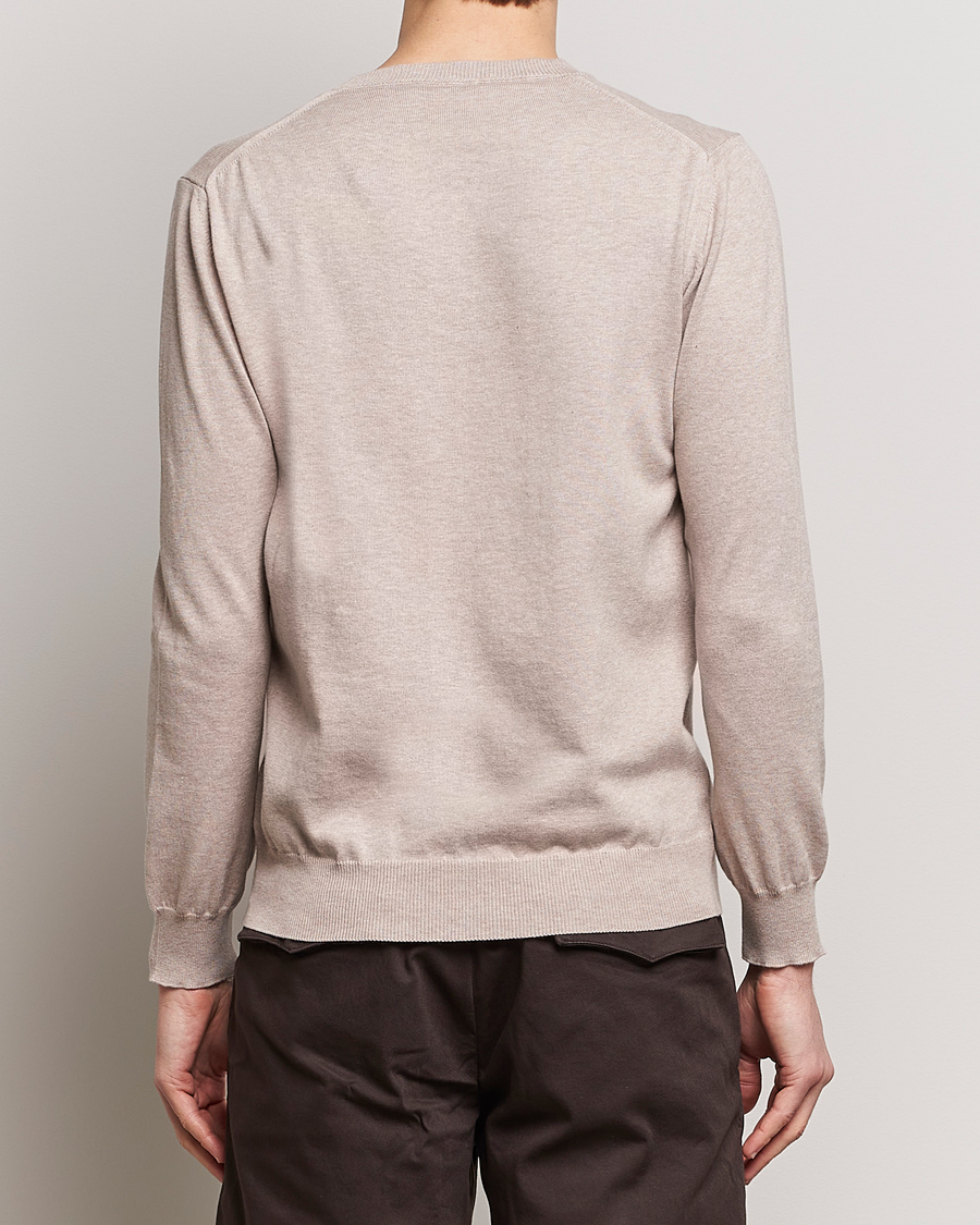 Herre | Gensere | Oscar Jacobson | Valdemar Cotton Crew Neck Beige