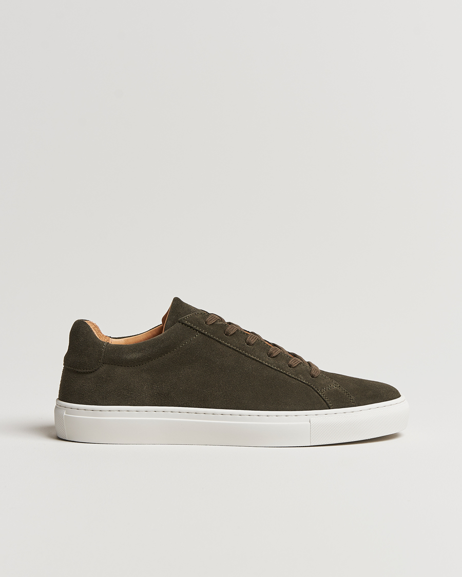 Herre | A Day's March Suede Marching Sneaker Dark Olive | A Day's March | Suede Marching Sneaker Dark Olive
