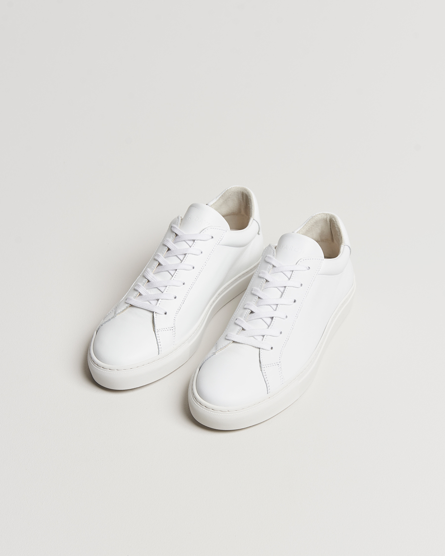 Herre | Sneakers | A Day's March | Leather Marching Sneaker White