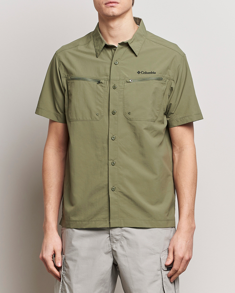 Herre | Outdoor | Columbia | Mountaindale Short Sleeve Outdoor Shirt Stone Green