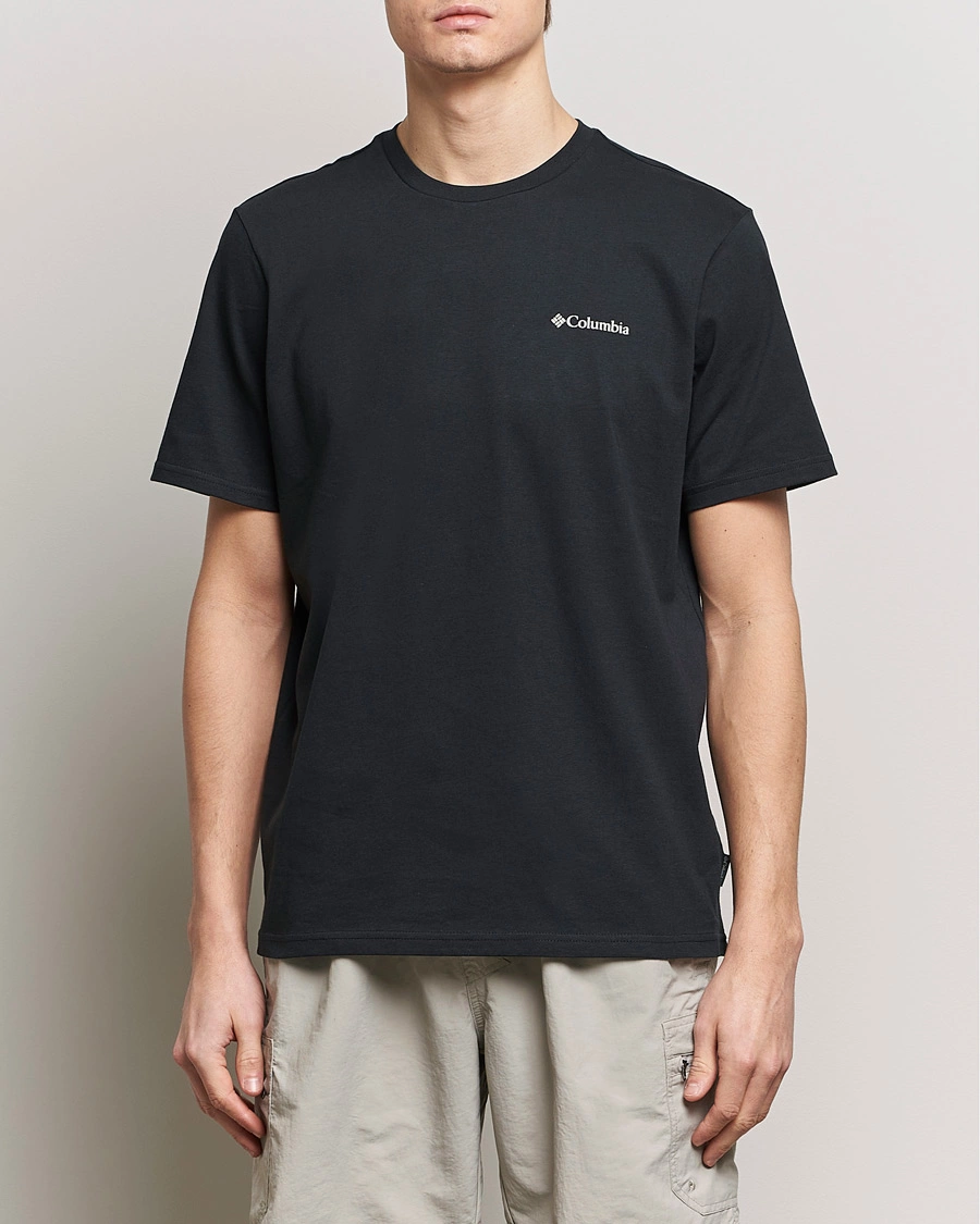 Herre | Active | Columbia | Explorers Canyon Back Print T-Shirt Black