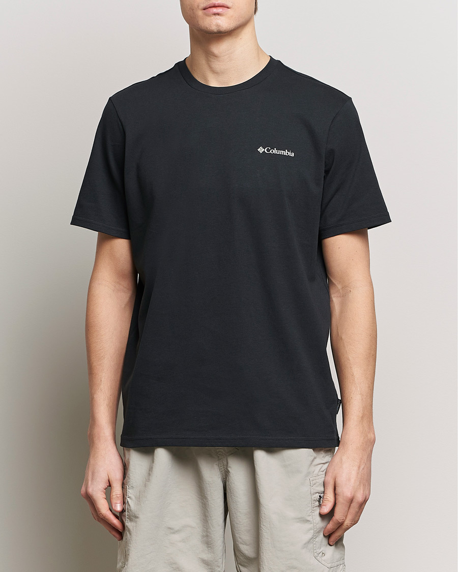 Herre | Svarte t-skjorter | Columbia | Explorers Canyon Back Print T-Shirt Black