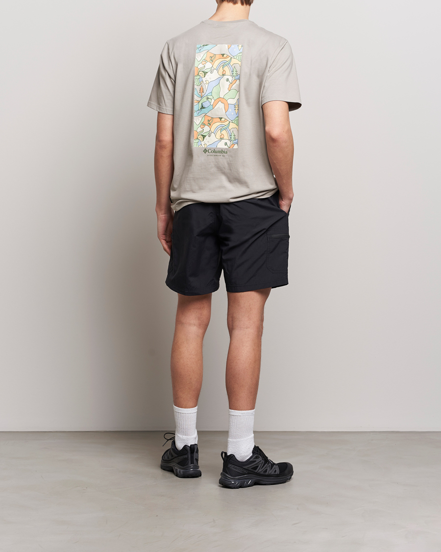 Herre | T-Shirts | Columbia | Explorers Canyon Back Print T-Shirt Flint Grey
