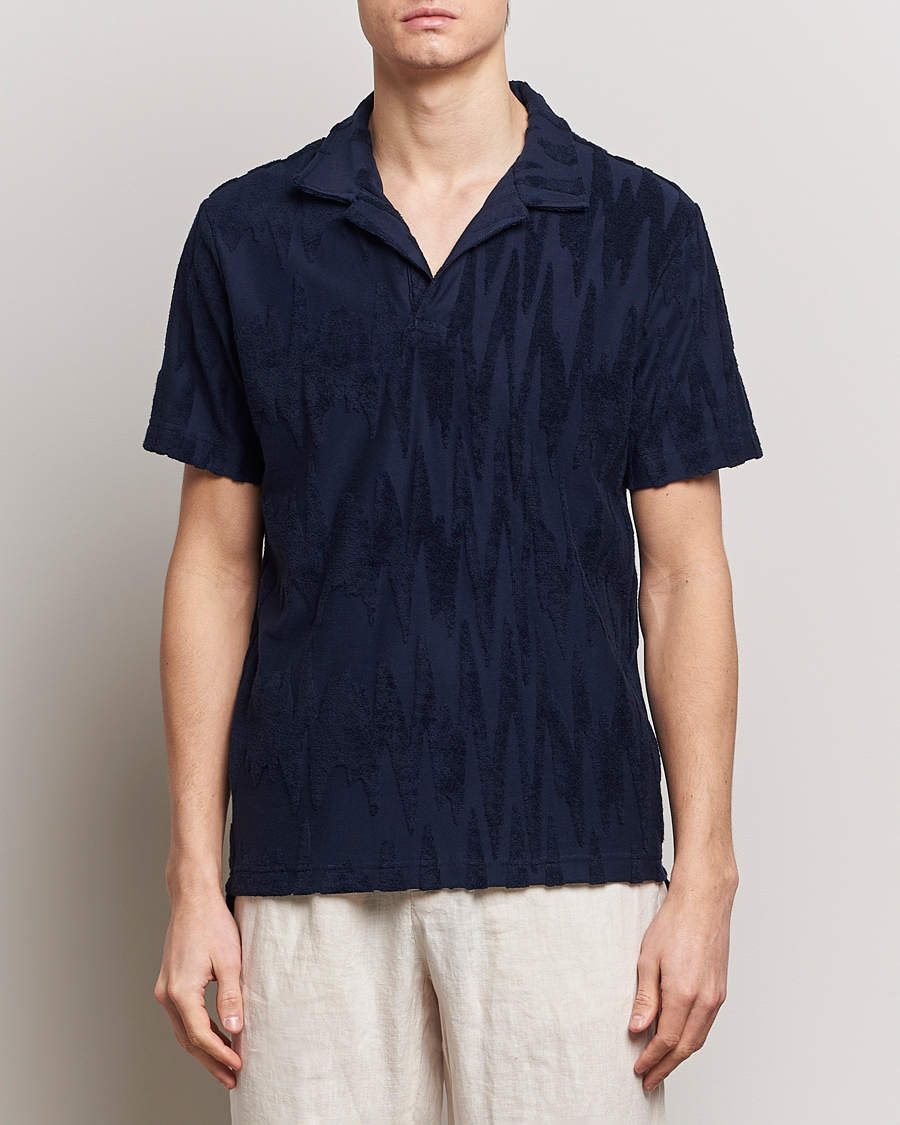 Herre | Klær | OAS | Short Sleeve Terry Polo Glitch