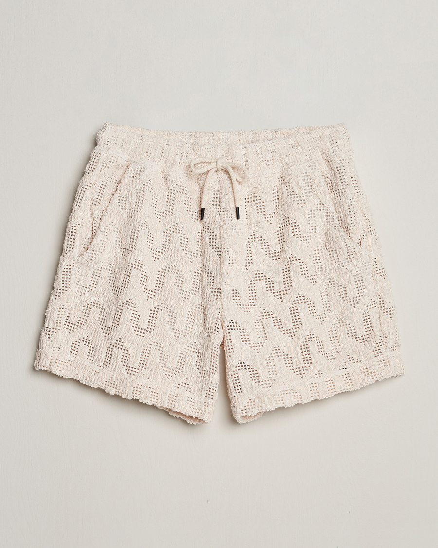 Herre | Shorts | OAS | Atlas Cuba Crochet Shorts Off White