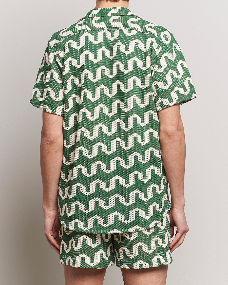Herre | Skjorter | OAS | Short Sleeve Cuba Net Shirt Atlas