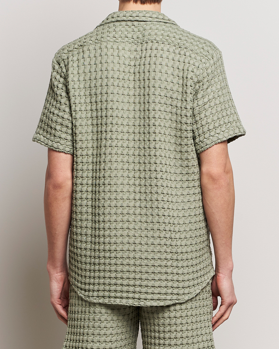 Herre | Skjorter | OAS | Cuba Waffle Shirt Dusty Green