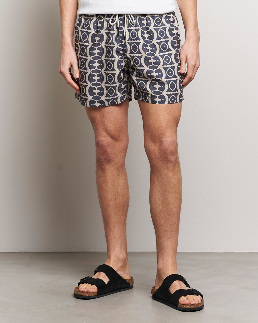 Herr | Snörade Badbyxor | OAS | Printed Swimshorts Forge Hypnotise