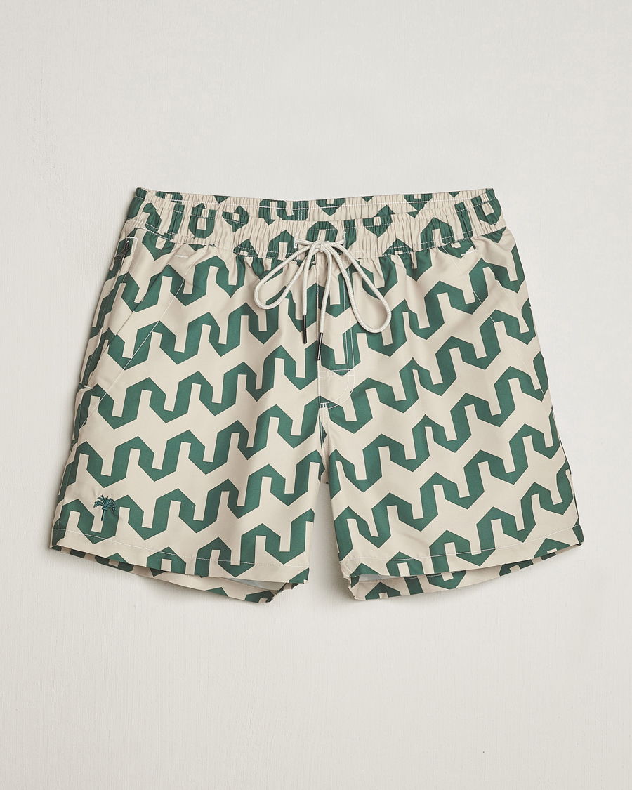 Herre | Badeshorts | OAS | Printed Swimshorts Atlas
