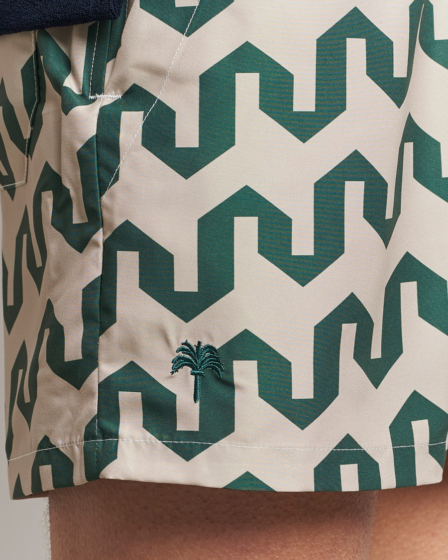 Herre | Badeshorts | OAS | Printed Swimshorts Atlas