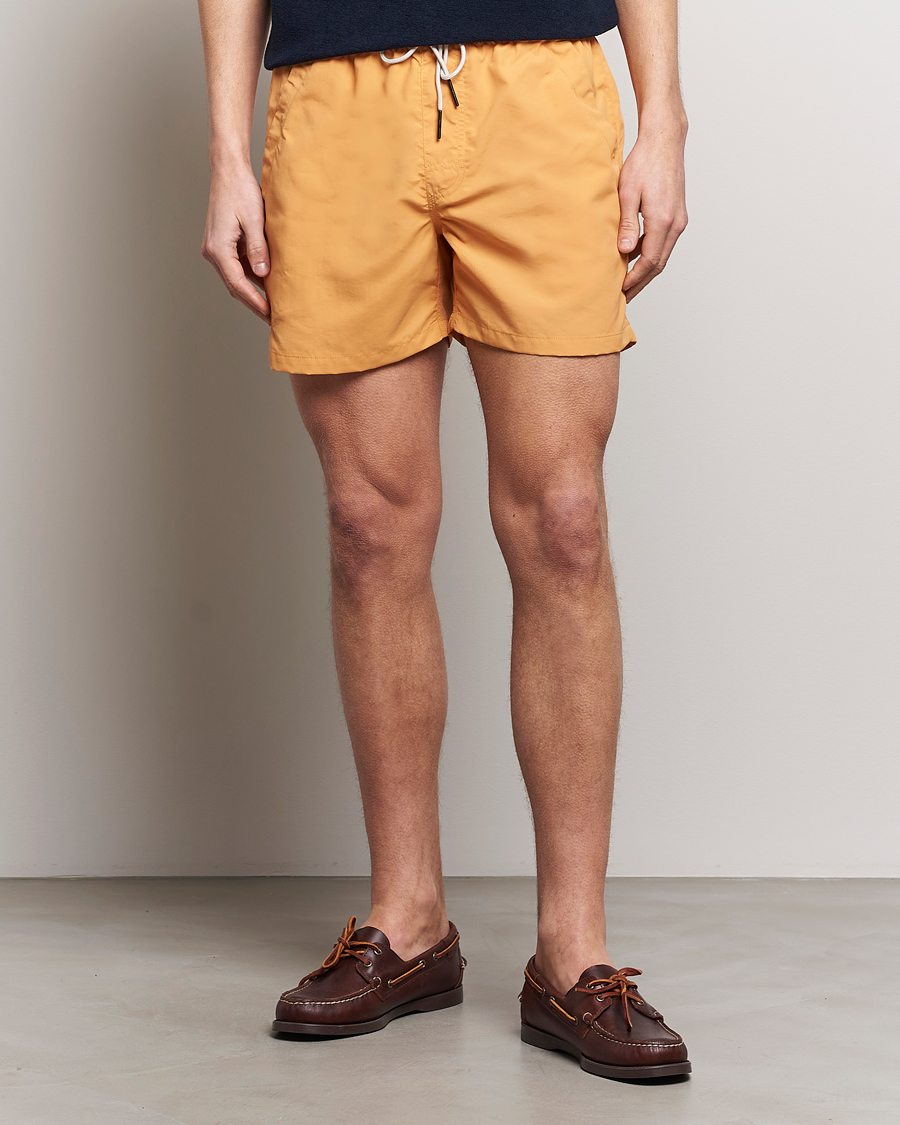 Herre | Badebukser med snøre | OAS | Plain Swimshorts Orange