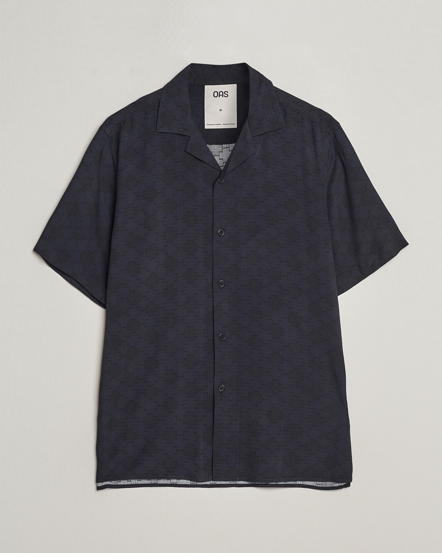 Herre | Skjorter | OAS | Viscose Resort Short Sleeve Shirt San Sebastian