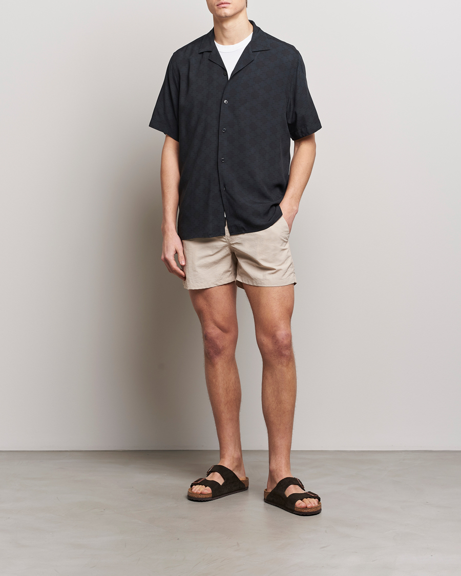 Herre | Skjorter | OAS | Viscose Resort Short Sleeve Shirt San Sebastian