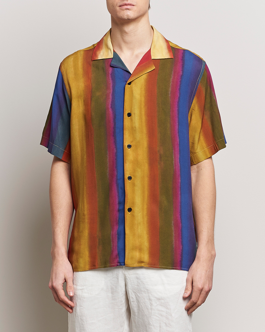 Herre | Casual | OAS | Viscose Resort Short Sleeve Shirt Terrane