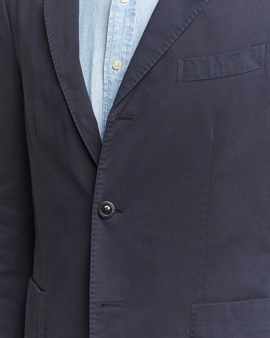 Herre | Dressjakker | Boglioli | K Jacket Cotton Stretch Blazer Navy