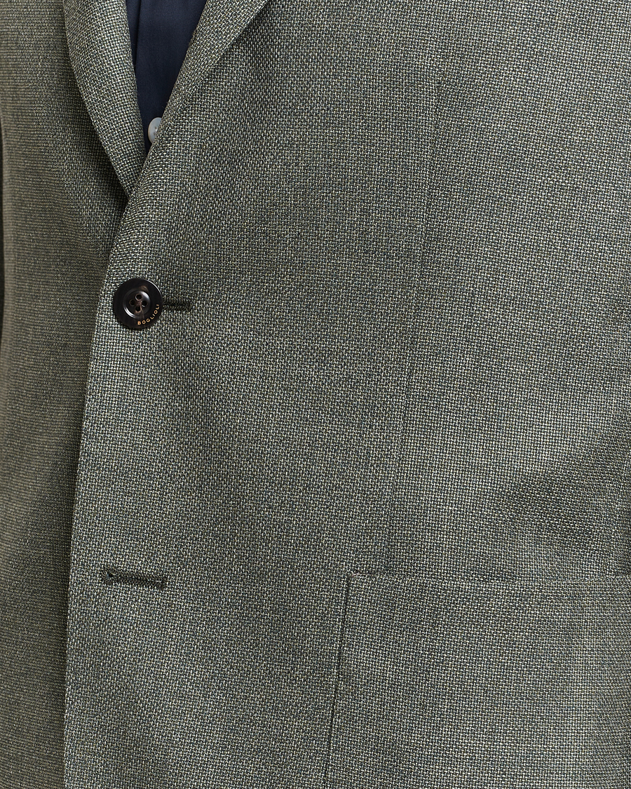 Herre | Dressjakker | Boglioli | K Jacket Wool Hopsack Blazer Sage Green