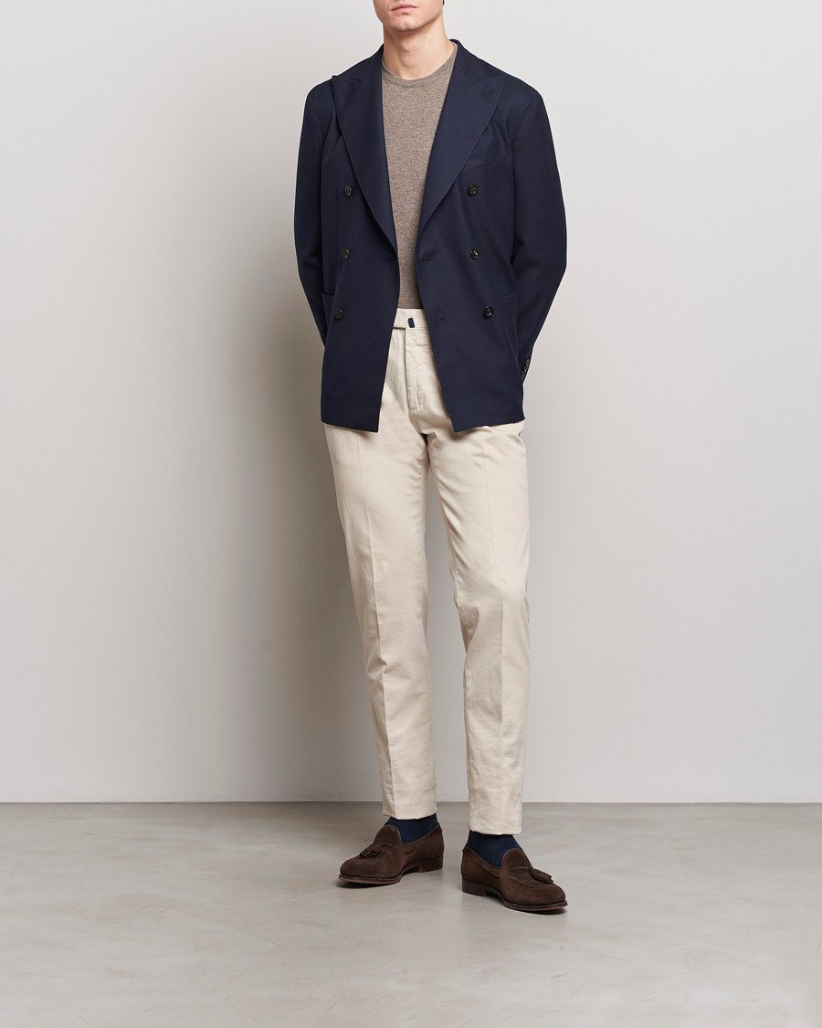 Herre | Dressjakker | Boglioli | K Jacket Double Breasted Wool Blazer Navy
