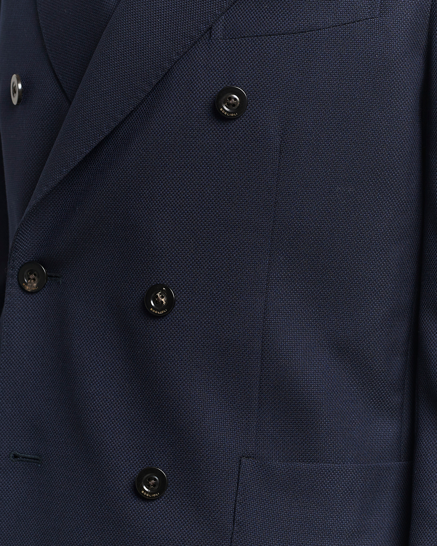 Herre | Dressjakker | Boglioli | K Jacket Double Breasted Wool Blazer Navy