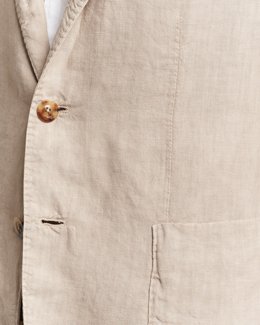Herre | Dressjakker | Boglioli | K Jacket Linen Blazer Light Beige