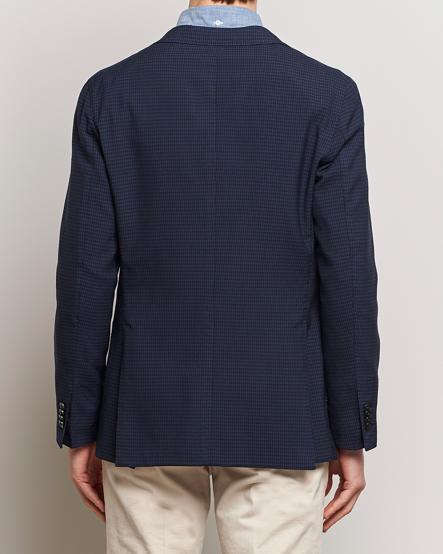 Herre | Dressjakker | Boglioli | K Jacket Check Wool Blazer Navy