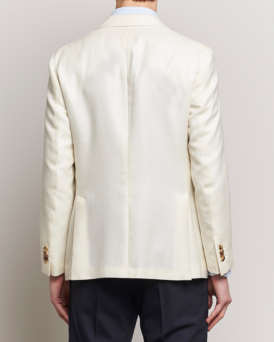 Herre | Dressjakker | Boglioli | Cashmere/Silk Cocktail Jacket Off White
