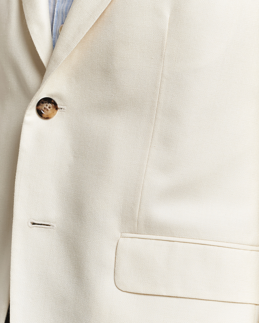 Herre | Dressjakker | Boglioli | Cashmere/Silk Cocktail Jacket Off White